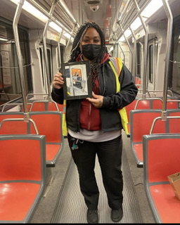 This is Sincere. She operates the J and M trains, and she&rsquo;s always upbeat