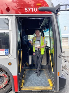 This is Robert driving the 6 Parnassus.